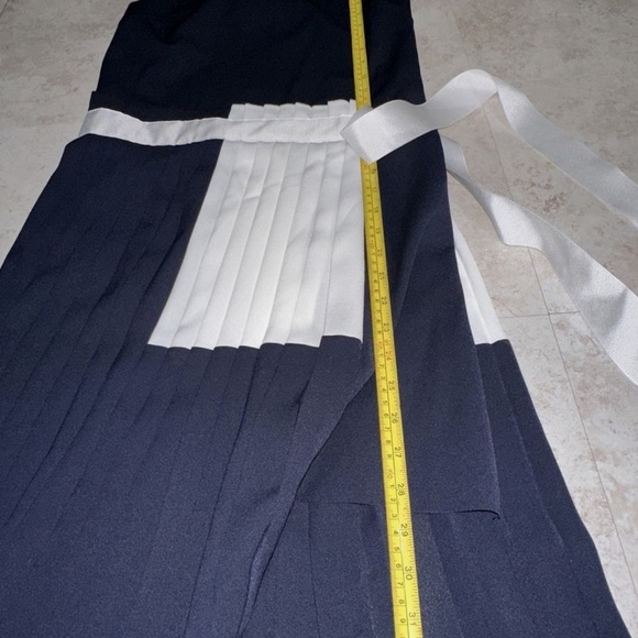 Chic One Shoulder Black and White Dress - Picture 8 of 16